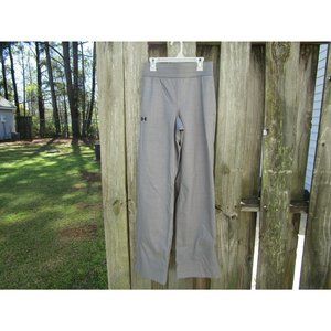 Under Armour Vital Cold Gear Training Pants Mens XS Gray Loose Fit Ankle Zip